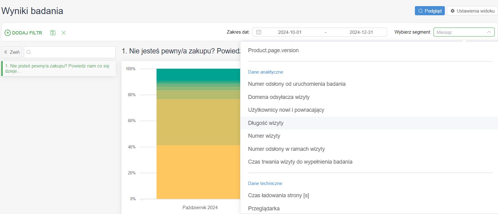 Segmentation and Data Filtering - YourCX Support